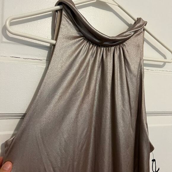 Bailey 44 Director's Cut Dress Shiny Taupe M - Picture 8 of 12